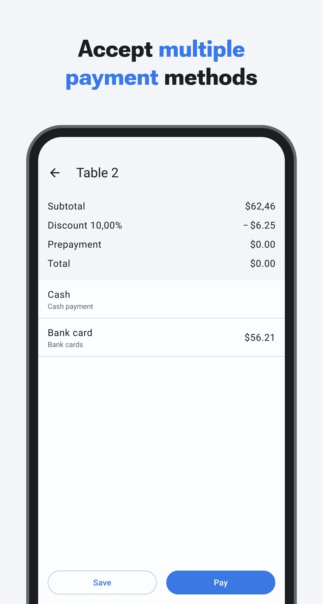 Syrve Waiter screenshot