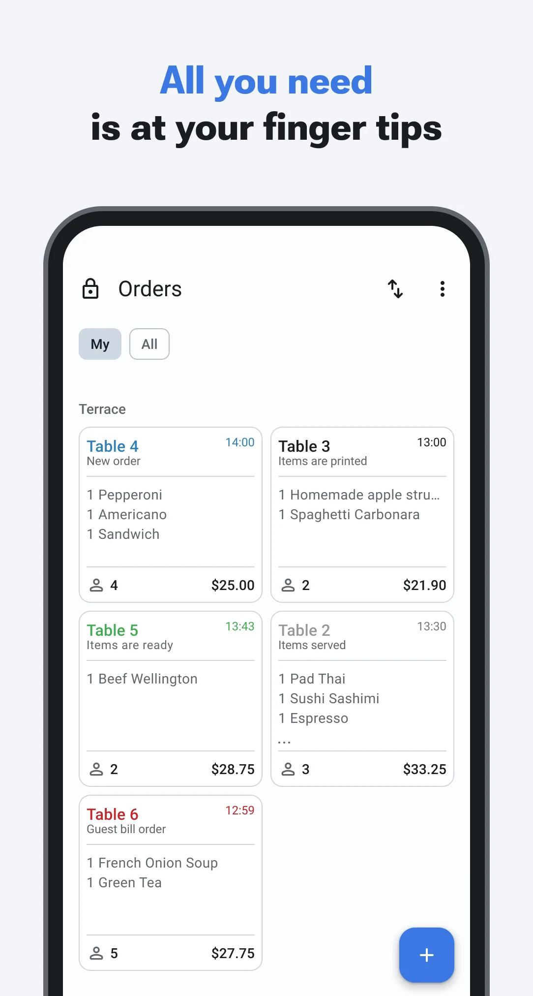 Syrve Waiter screenshot